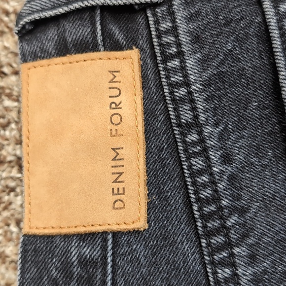 Denim Forum The Nina Super High Cigarette Black Size 26x29 - Picture 11 of 15